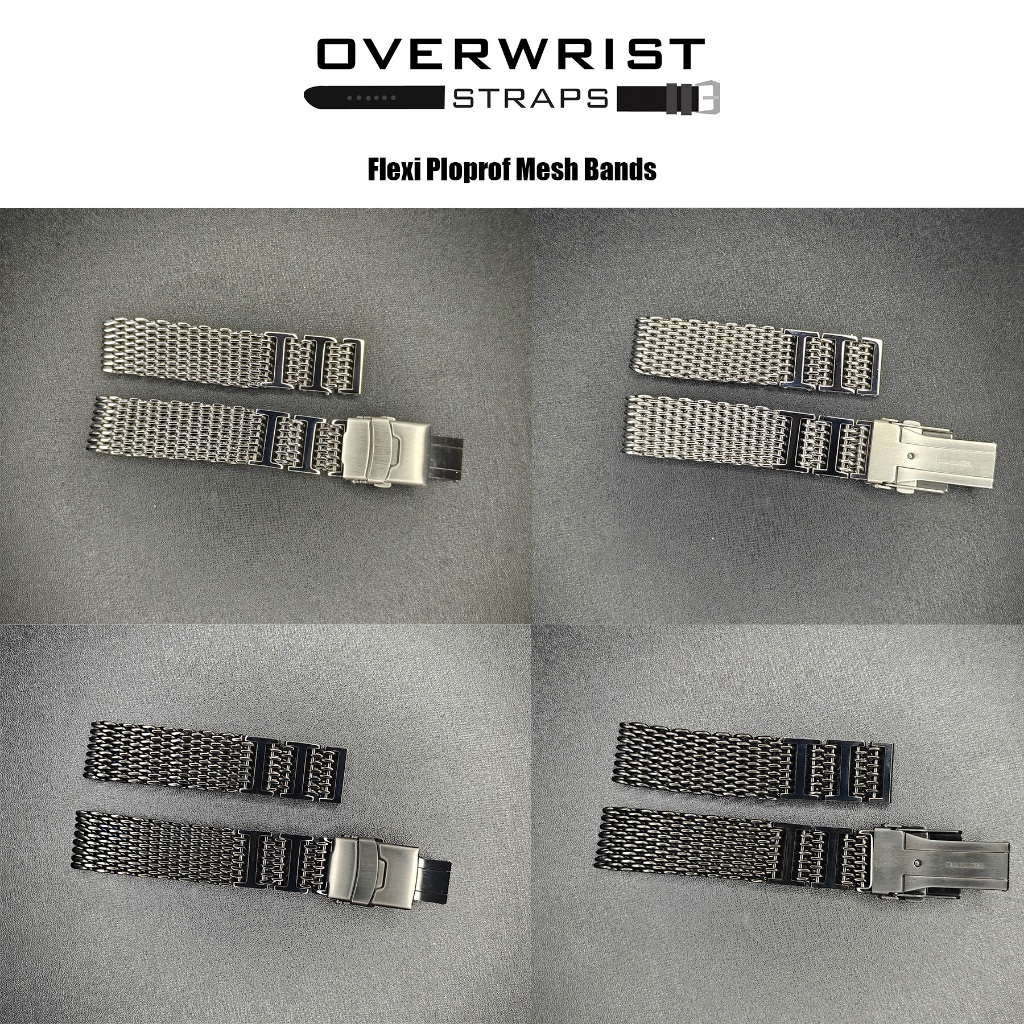 สายนาฬิกาแบบเหล็กรุ่น Flexi Ploprof Mesh Bands
