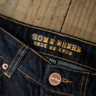 Jack Russel - Men Jeans กางเกงยีนส์ทรงสลิมคลาสสิคผู้ชาย - Handwerk J-KEANE Classic Slim Fit Indigo Midnight
