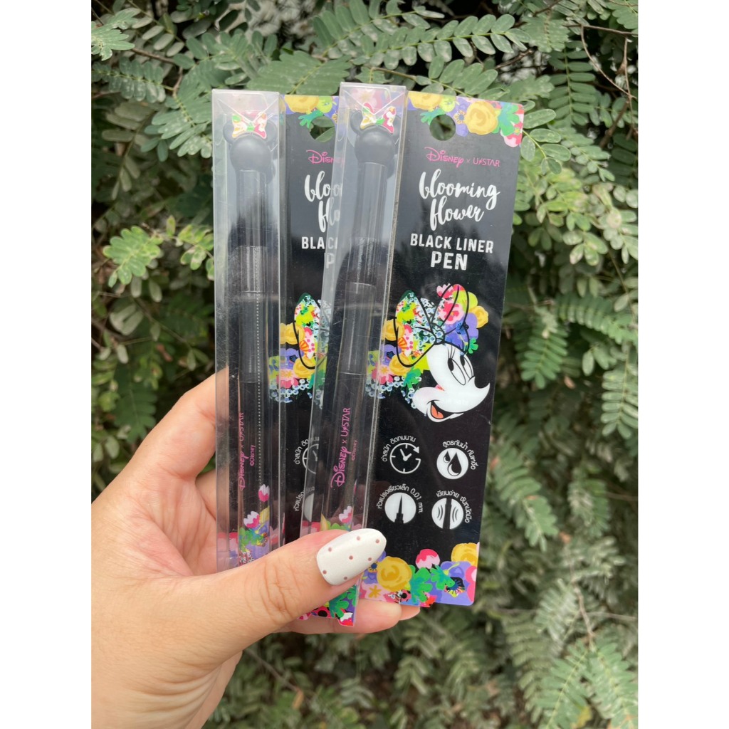 Ustar black liner pen หัวแปรงเรียวเล็ก เขียนง่าย กันน้ำ พร้อมส่ง