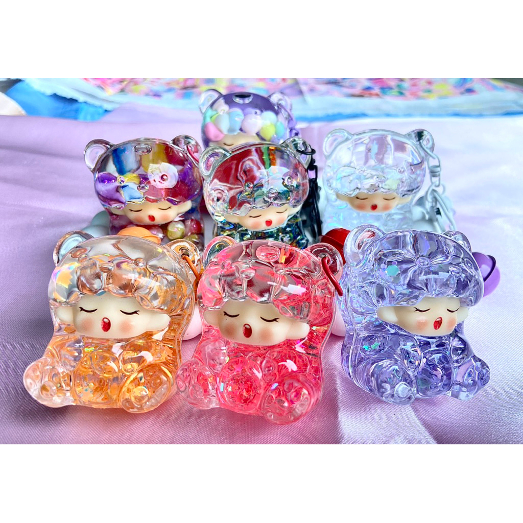 พวงกุญแจตุ๊กตาตู้น้ำ น่ารัก พร้อมที่ห้อยมีกระดิ่ง📦พร้อมส่ง📦(P002)