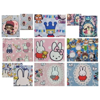เศษผ้าโพลีสะท้อนน้ำ#2 ลาย Sanrio Popmart Miffy Peko Totoro (…
