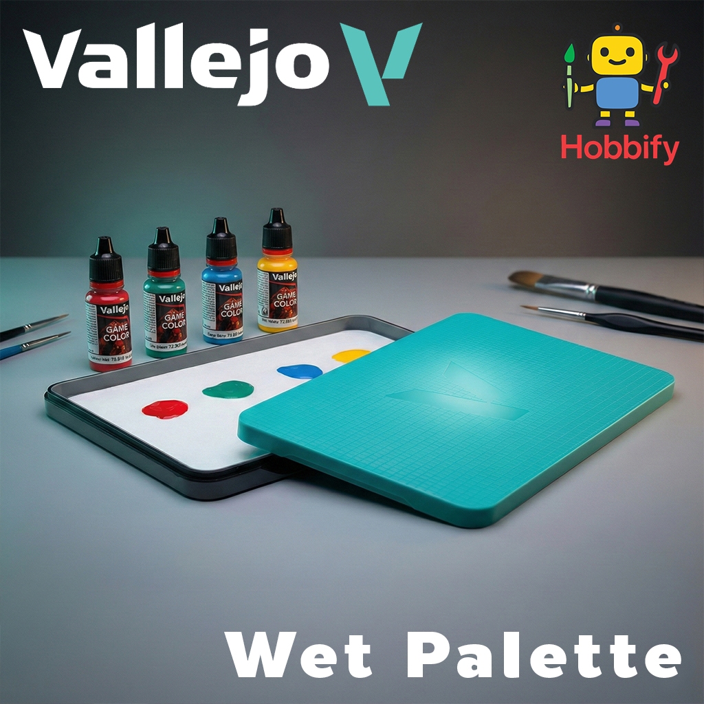 🎨 Vallejo Wet Palette Pro Painter Size - จานสีเปียกคุณภาพสูงจาก Vallejo💧
