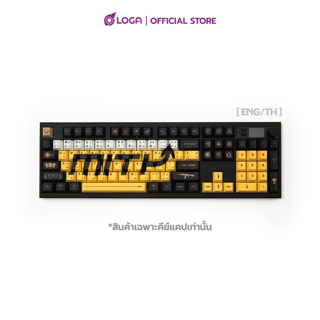 LOGA x MITH Limited edition keycaps set (En/Th)