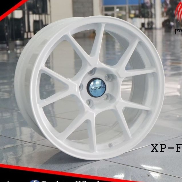 ล้อ TC005 17x8 et35 ผลิตไทย Predator สีขาวเงา 5รู114.3 ราคา 1 วง