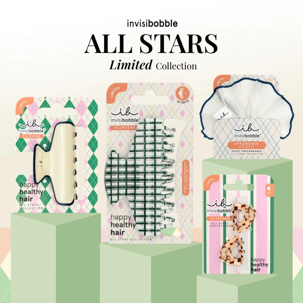 invisibobble กิ๊บหนีบผม ยางรัดผม คอลเลคชั่น ALL Stars Limited Collection