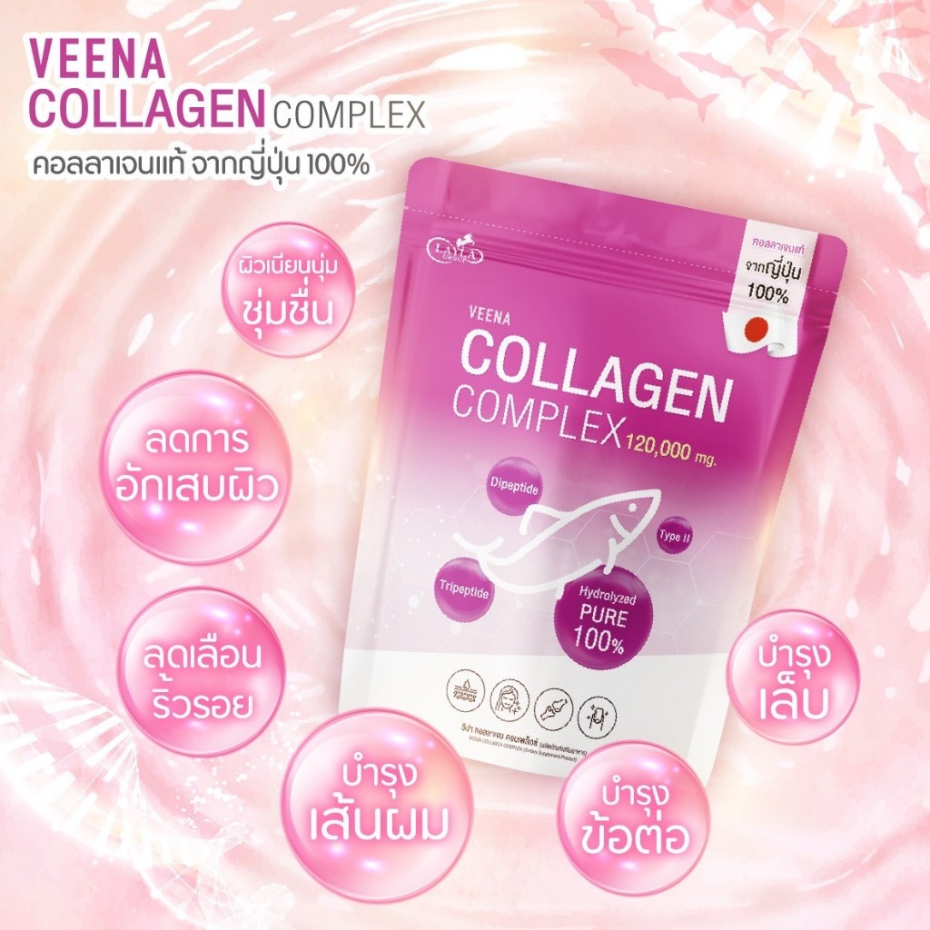 วีน่าคอลลาเจน Veena Collagen จากญี่ปุ่น