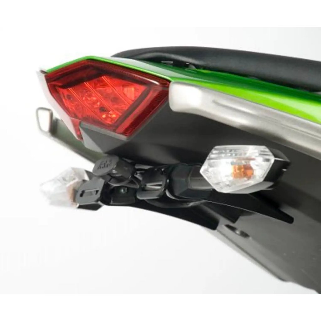 ท้ายสั้น ยึดป้ายทะเบียนแต่ง r&g สำหรับ kawasaki z1000 2010-2013