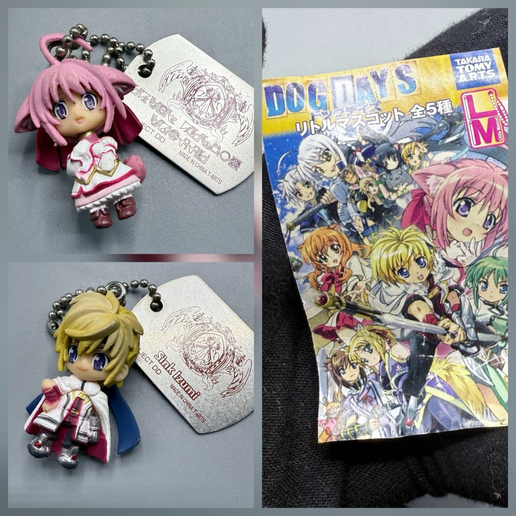 (set/แท้ ✅️) ของสะสม อนิเมะ ด็อกเดย์ dog days shinku izumi biscotti key chain mascot
