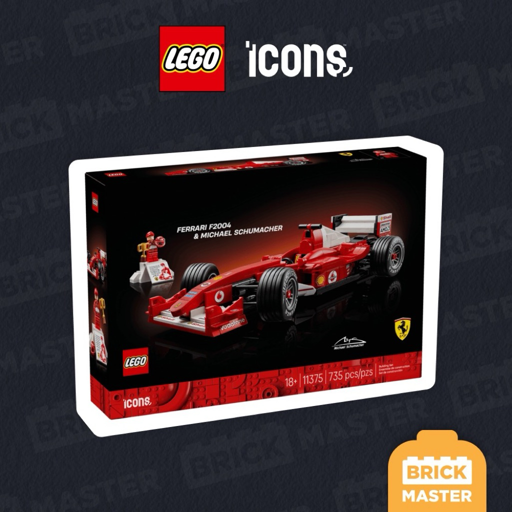LEGO® Icons : 11375 Ferrari F2004 & Michael Schumacher (เลโก้แท้ F1 เฟอร์รารี่)