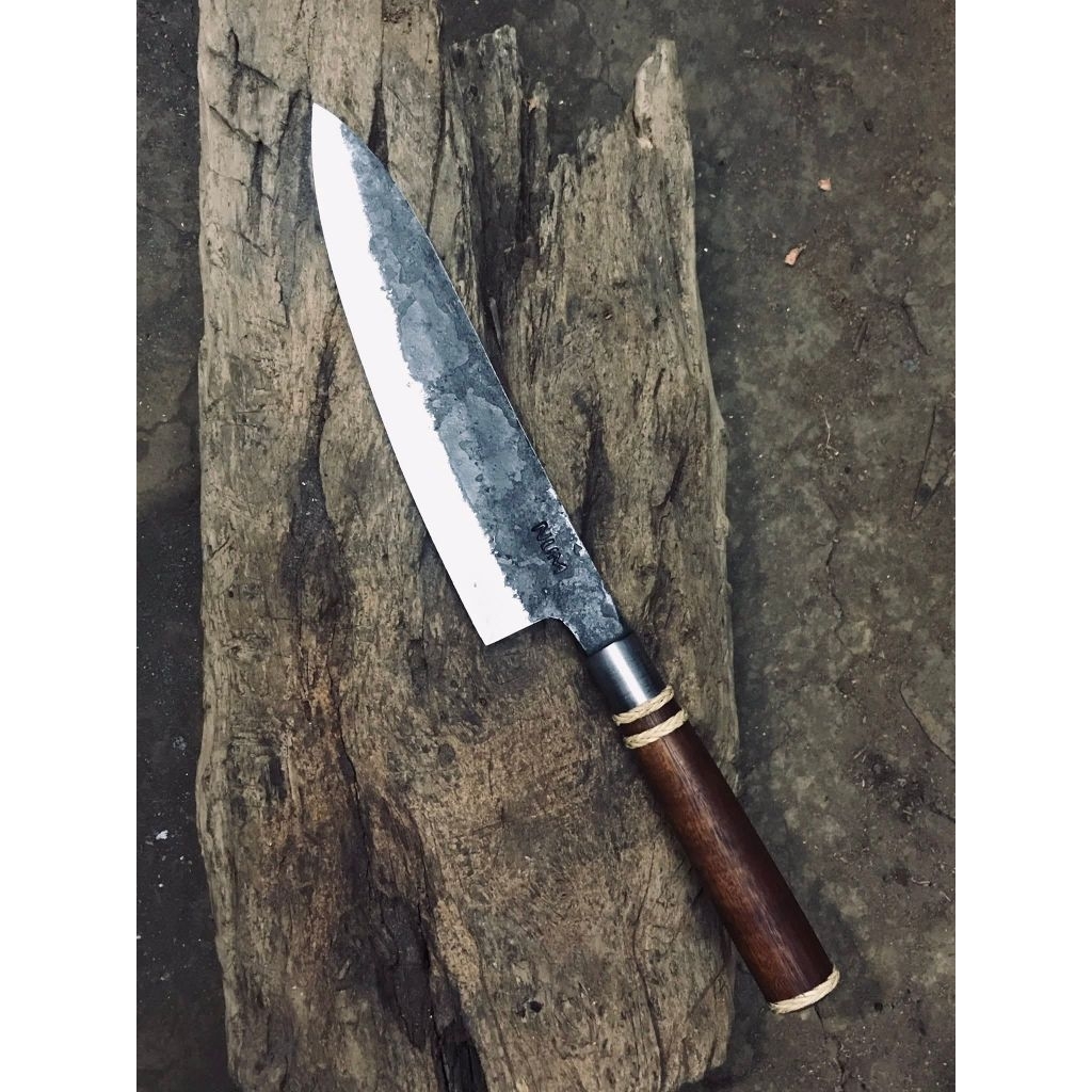 มีดเชฟเกียวโตะ ช่างไทยThai styled Gyuto/ double bevel