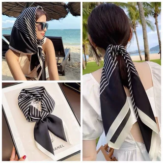 ผ้าโพกหัว ผ้าสี่เหลี่ยม ทำเป็นเกาะอกได้ Headscarf by Jolie Wiwii