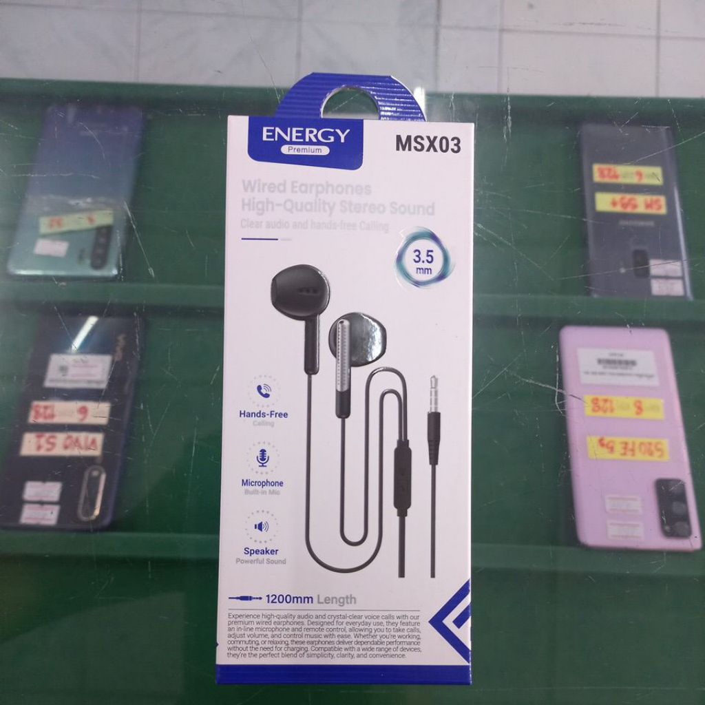 หูฟัง Energy Premium รุ่น MSX03