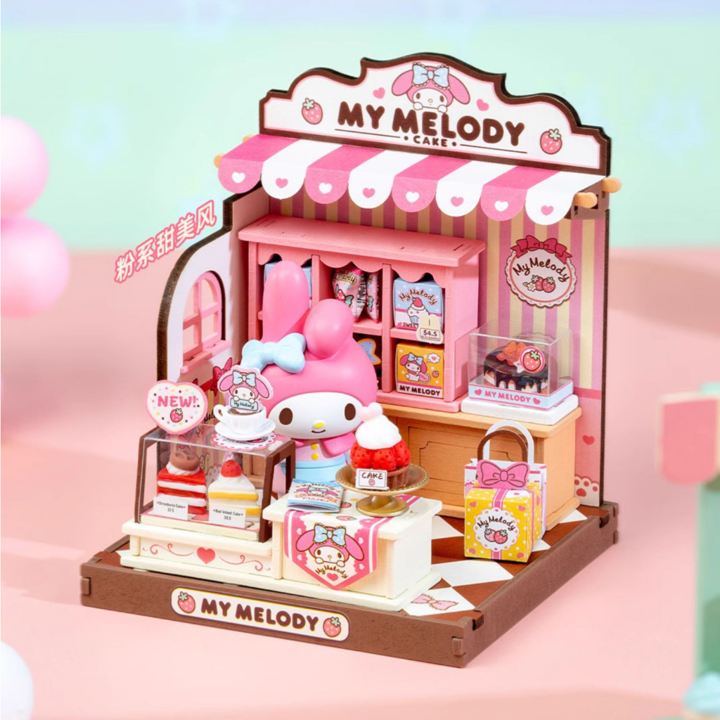 ส่งด่วน กทม. บ้านตุ๊กตา DIY ประกอบเอง Rolife x Sanrio ลิขสิทธิ์แท้ ของเล่น ของขวัญ