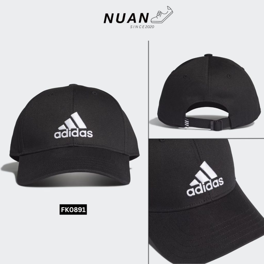 🔥ลดเพิ่ม 15-20% ทักแชทรับโค้ด🔥หมวก Adidas Cotton Cap FK0891 การันตี ของเเท้ 100% หมวกเบสบอล