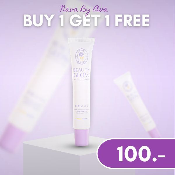 (1แถม1 ล็อตสุดท้าย)NAVA BY AVA beauty glow multi-effect cream (เหมาะสำหรับผิวแพ้ง่าย ผิวทุกประเภท)