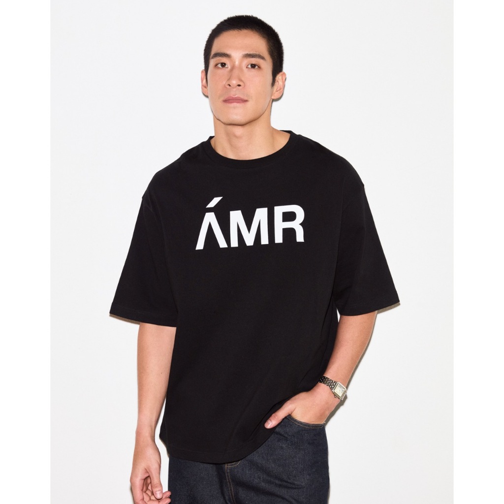 AMR DE SAISON ( AIMER ) - AMR Logo T-shirt in Black