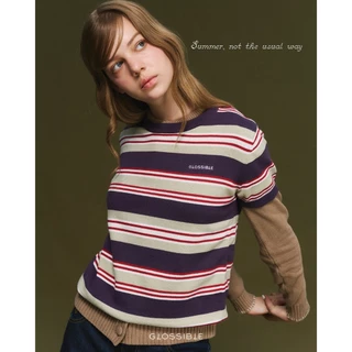 (pre-order สี Mocha strawberry ส่ง 21 Aug) ROBIN KNIT SHIRT