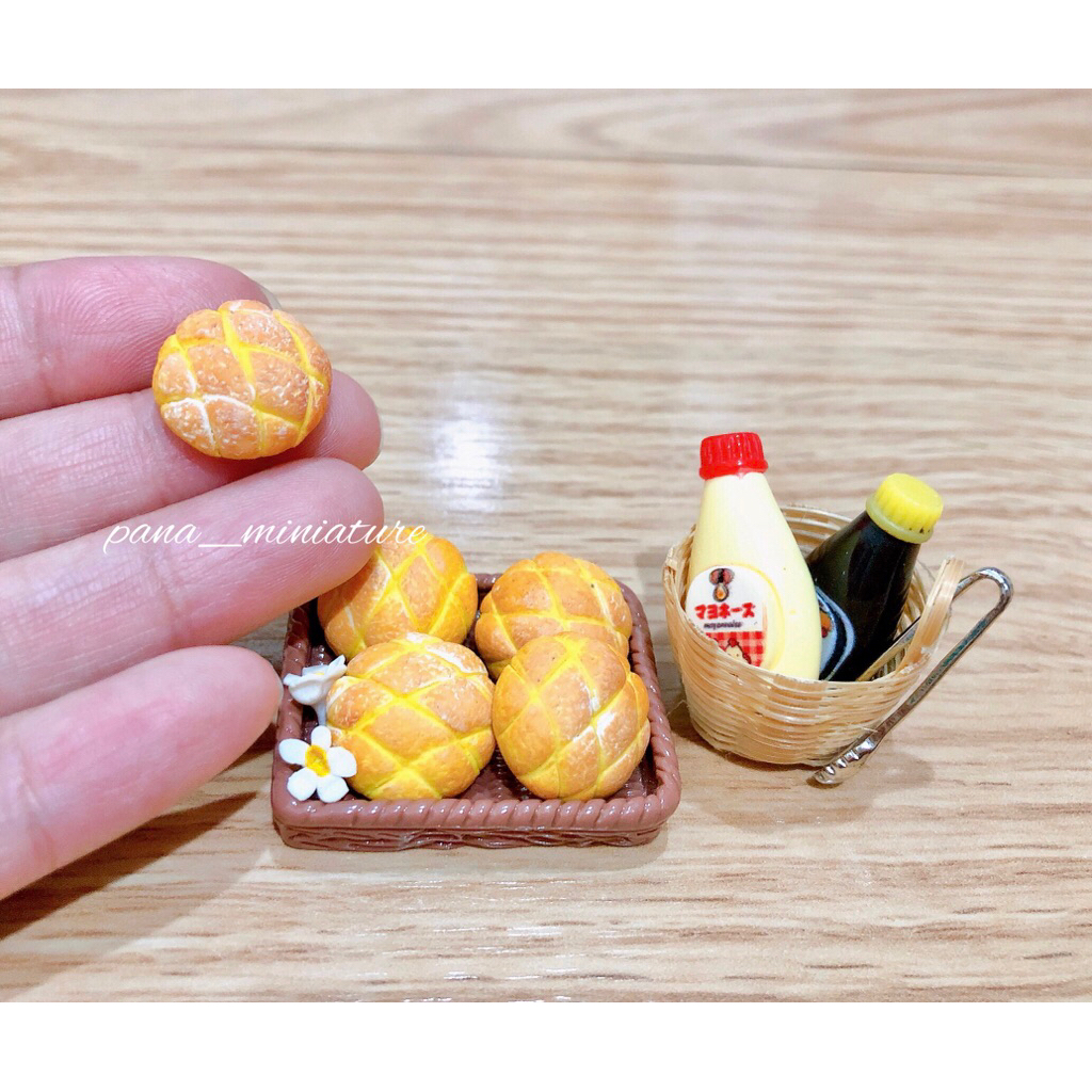 ดินปั้นจิ๋ว ดินปั้นขนมปังเมล่อน ราคา/ชิ้น