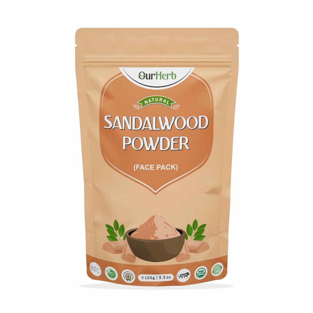 ผงไม้จันทน์ ผงหอมแก่นจันทน์ ออร์แกนิค| Organic Sandalwood Powder |Chandan Powder | 100g