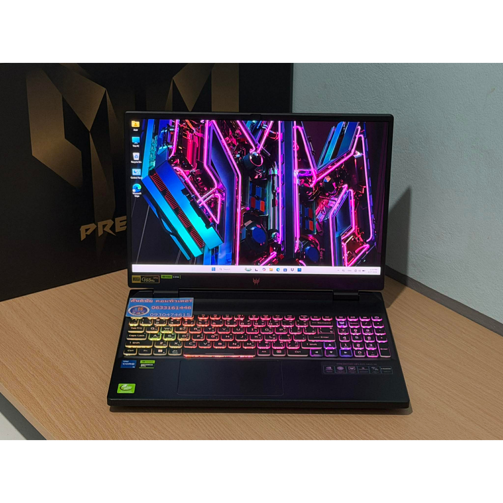 💻ACER PREDATOR HELIOS 16 ทรงพลังHX ตัวแร็ง #GEN13 & #DDR5  #RTX4050 TGP140W