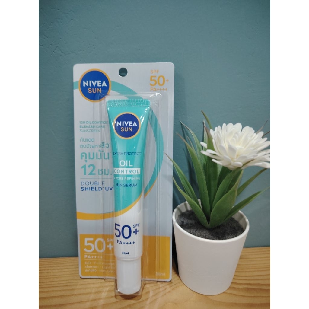 NIVEA SUN PROTECT & WHITE​ OIL CONTROL SERUM SPF50+PA+++(30ml)