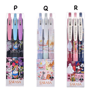 เซตปากกา3แท่ง Sarasa Disney 17แบบ