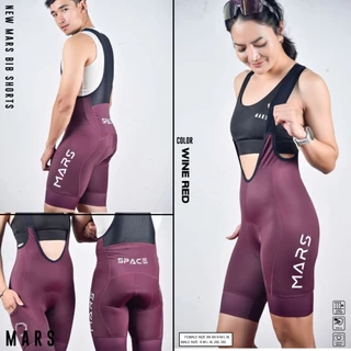 MARS BIB SPACE เอี๊ยมปั่นจักรยานผู้ชาย กางเกงเอี๊ยมปั่นจักรยาน ขายาว กระชับ ระบายอากาศดี