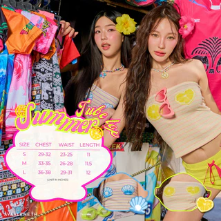 พร้อมส่ง 🌴 AVAALENE.TH - BEACHKINIE - SUMMER TUBE TOP (เฉพาะเสื้อ)