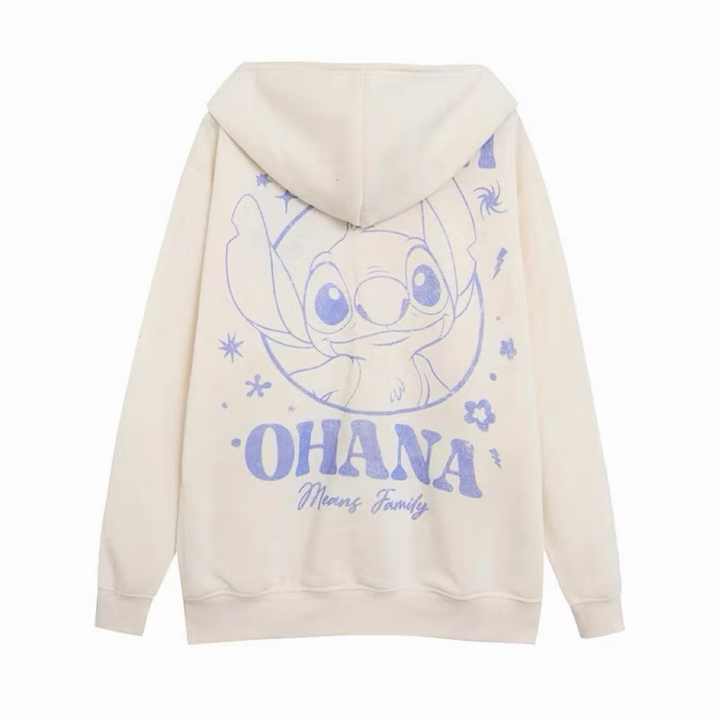 STITCH HOODIE 🧊เสื้อฮู้ด สติช Stitch OHANA 🧊🧊 งาน Disney แท้ ((TS568