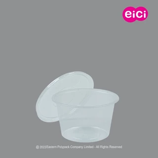 [ยกลัง] eici ชามกลมพร้อมฝา 450 ml. ( สีใส )