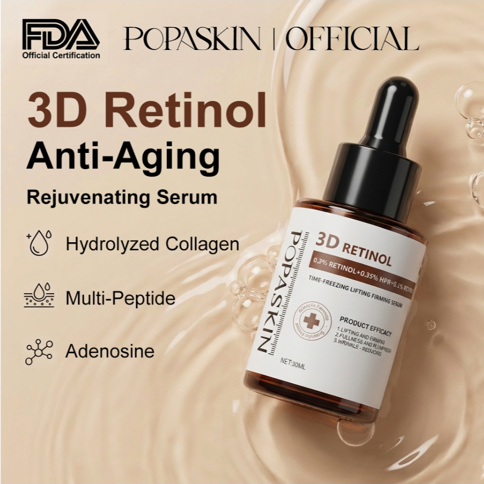 POPASKIN  3D Retinol Anti-Aging Rejuvenating Serum