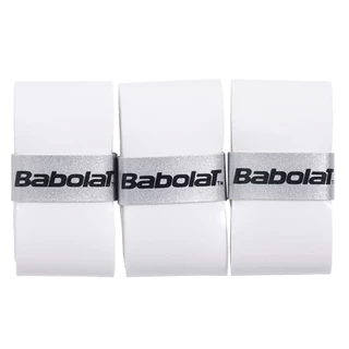 Babolat เทปพันด้าม/กริ๊ปพันด้ามไม้เทนนิส Pro Tour 2.0 x3 Overgrips Tape Racket Tennis | White ( 653053 )