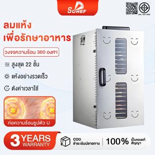 SOHEF ตู้อบลมร้อน รับประกัน3ปี เครื่องอบผลไม้ 8-22 ชั้น  วัส…