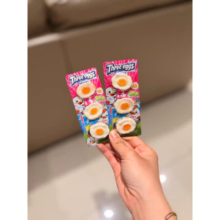 เยลลี่กัมมี่ไข่ 3 ฟอง แคนดี้ 1 กล่อง 30 แผง [ 1 แผง 3 ชิ้น ]