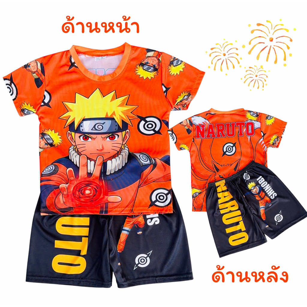 ชุดเด็ก (รหัสG06) ผ้าไมโคร เสื้อ+กางเกงขาสั้น ไซส์S รูปที่ 7