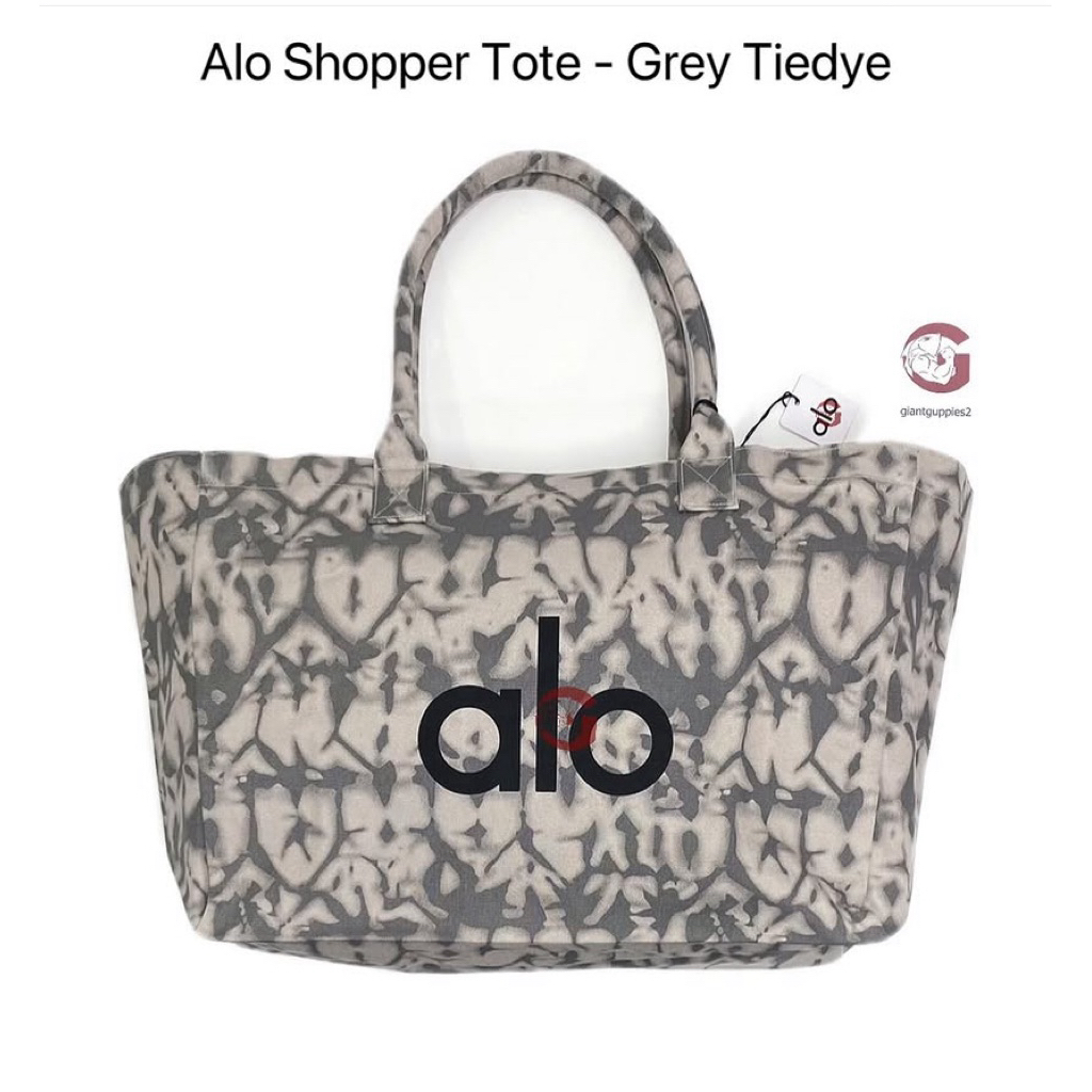 Alo ของแท้ 100% พร้อมส่ง Shopper Tote - Grey Tiedye