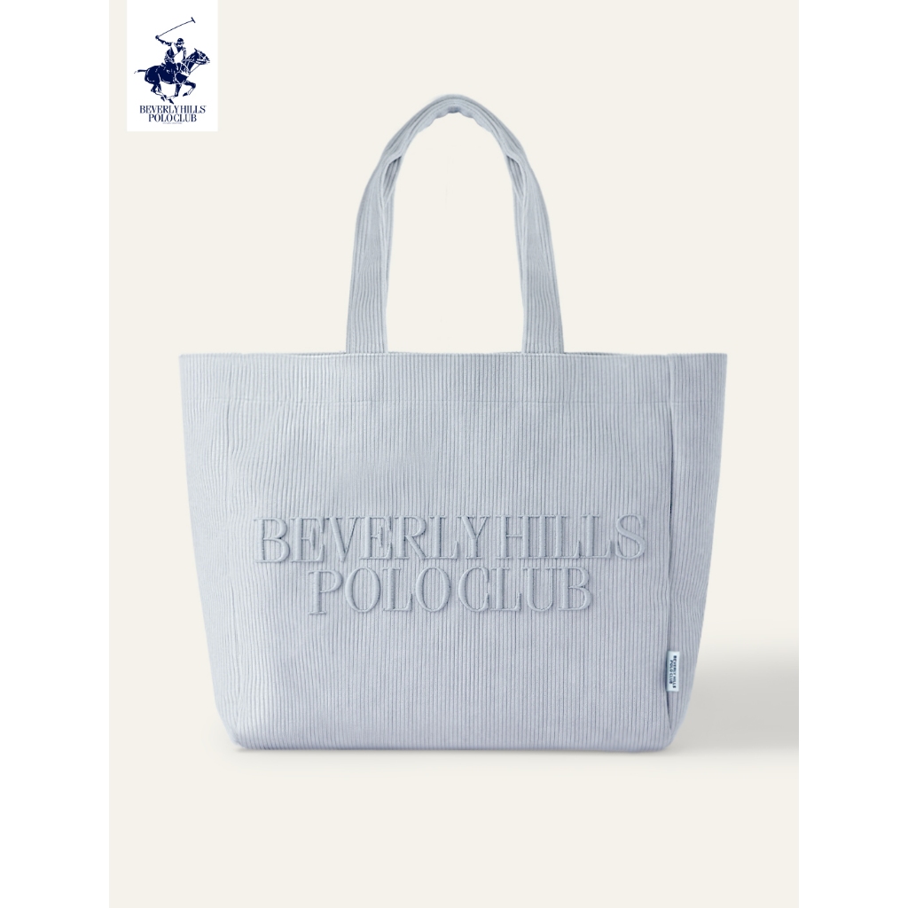BEVERLY HILLS POLO CLUB CORDUROY TOTE Bag mẫu BAGB