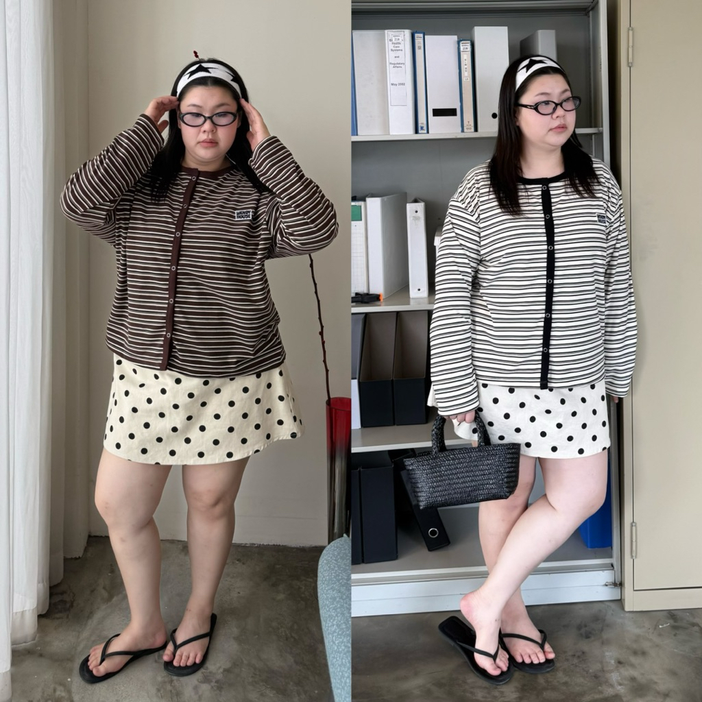 Daily Cardigan คาดิแกนลายทาง wendystore19