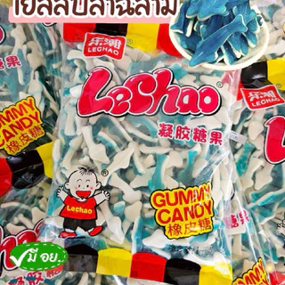 รวมเยลลี่ตัวดังแบรนด์Lechao เยลลี่ผลไม้เคลือบเปรี้ยว เยลลี่รูปต่างๆ น่ารัก อร่อย มีอย. (ถุงละ1กก.)
