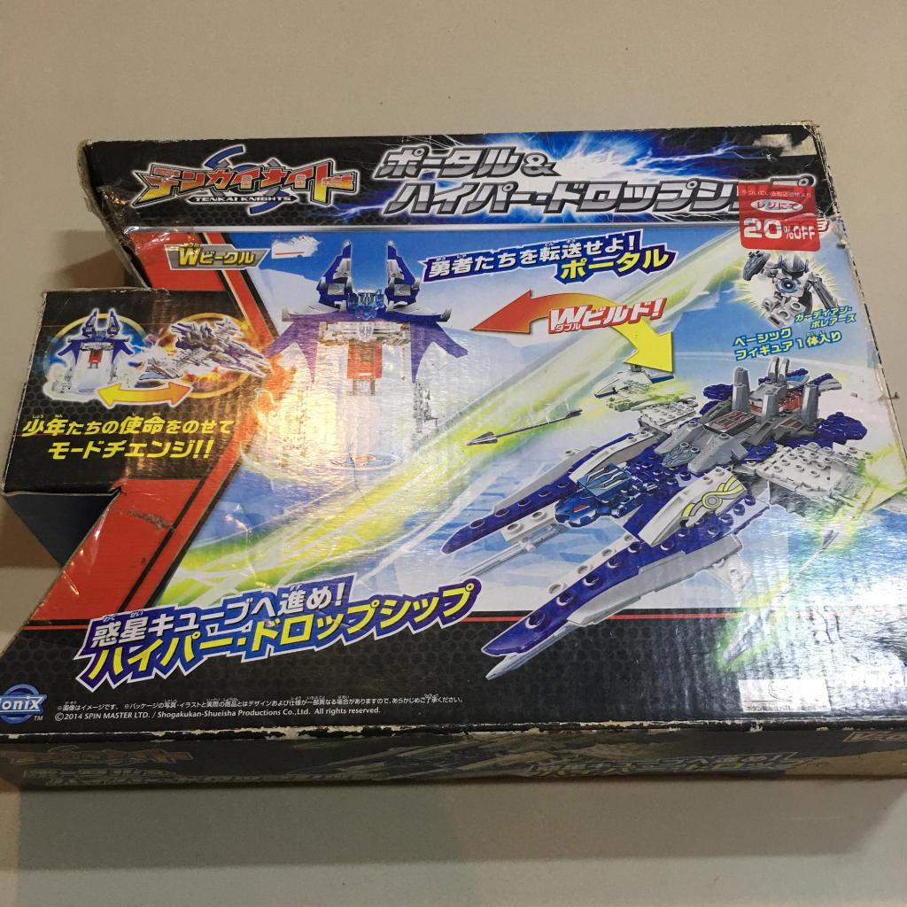 Tenkai Knights W Vehicle Portal & Hyper Drop Ship  ของแท้ มือสอง