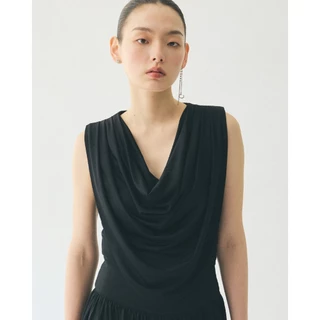 AOP Archive - Cowl Neck Top (มี2สี) เสื้อแขนกุด คอถ่วง