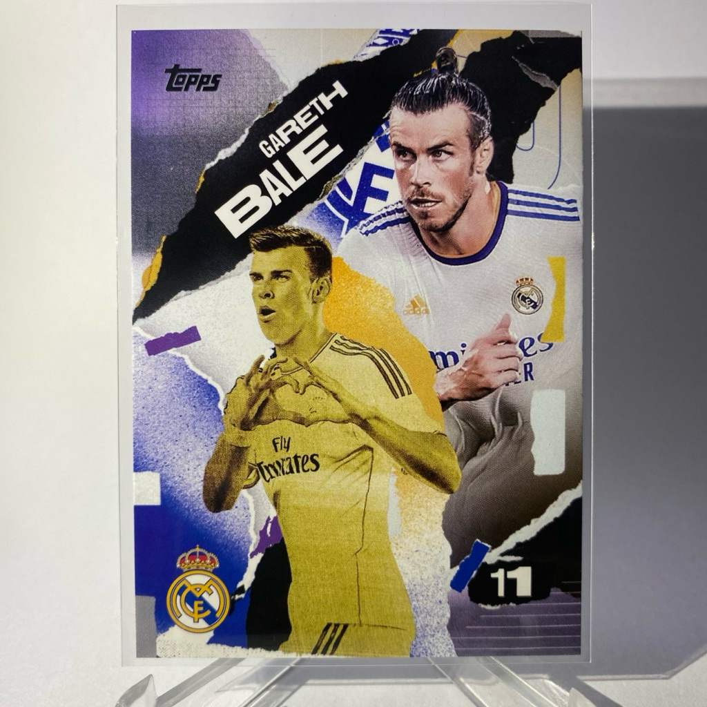 การ์ดนักฟุตบอล GARETH BALE, REAL MADRID, FIRST GOAL, TOPPS 2025