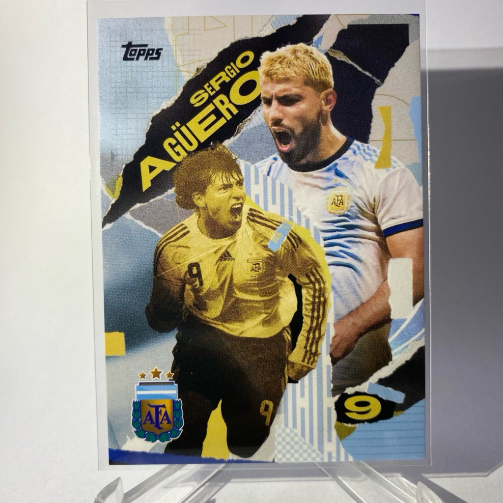 การ์ดนักฟุตบอล SERGIO AGUERO, ARGENTINA, FIRST GOAL, TOPPS 2025