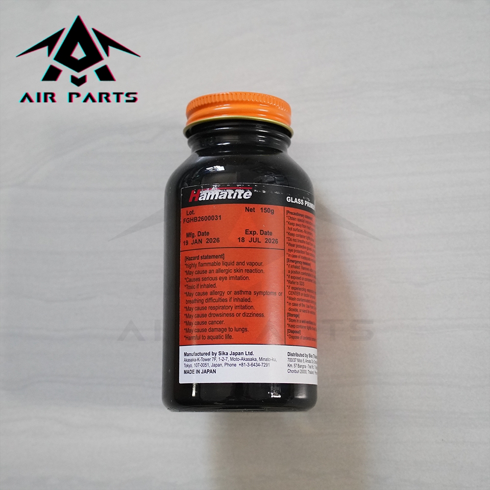 น้ำยาไพร์เมอร์กันกระจกร่อน YOKOHAMA HAMATITE G-200 ขนาด 150 มล. (สำหรับทาก่อนติดตั้งกระจกรถยนต์หน้า,หลัง)
