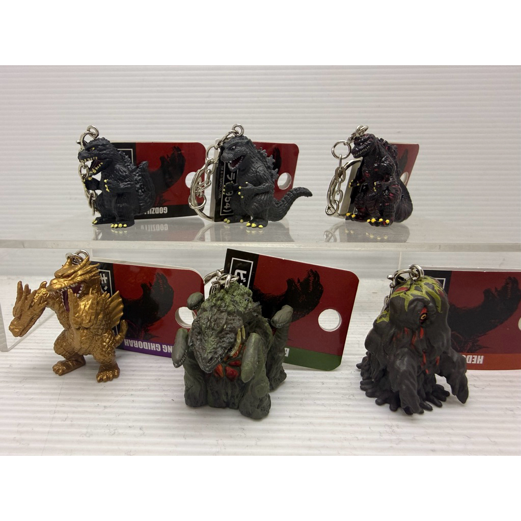 พวงกุญแจ GODZILLA SHIN GODZILLA KING GHIDORHA GODZILLA1954 BIOLLANTE HEDORAHของลิขสิทธิ์แท้ TOHO Cin