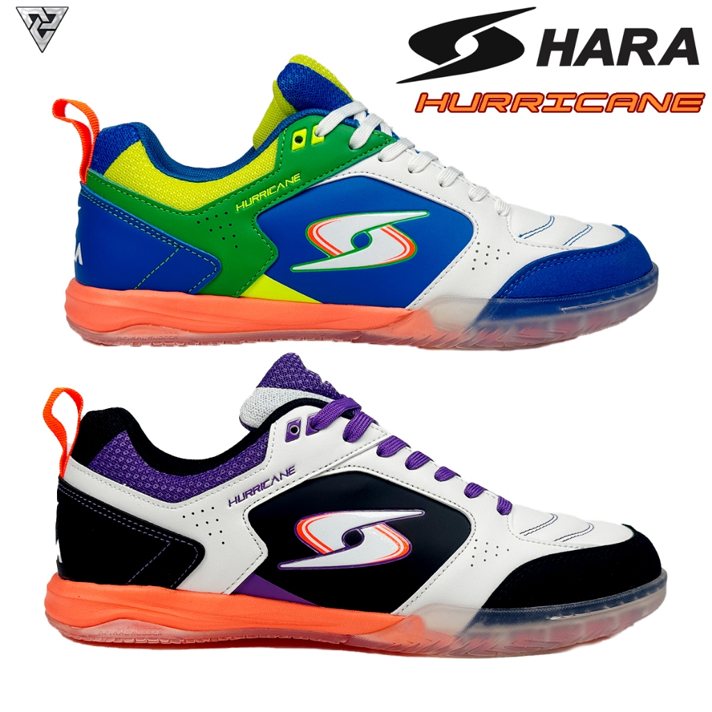 HARA FS991 รองเท้าฟุตซอล รุ่น HURRICANE ตัวท็อป พื้นเจล
