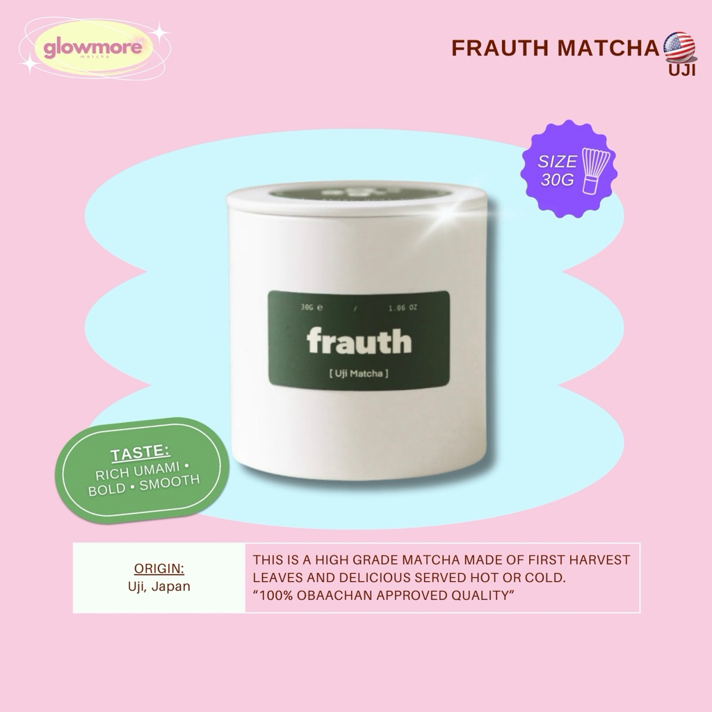 [พร้อมส่ง] Frauth Matcha - Uji Matcha 30g
