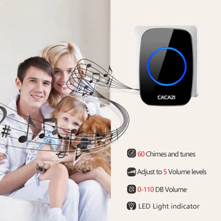 🔥NEW🔥 กริ่งประตูไร้สาย 300 M Range cacazi กันน้ำ กริ่งประตู Doorbell Door bell กริ่งไร้สาย กริ่ง