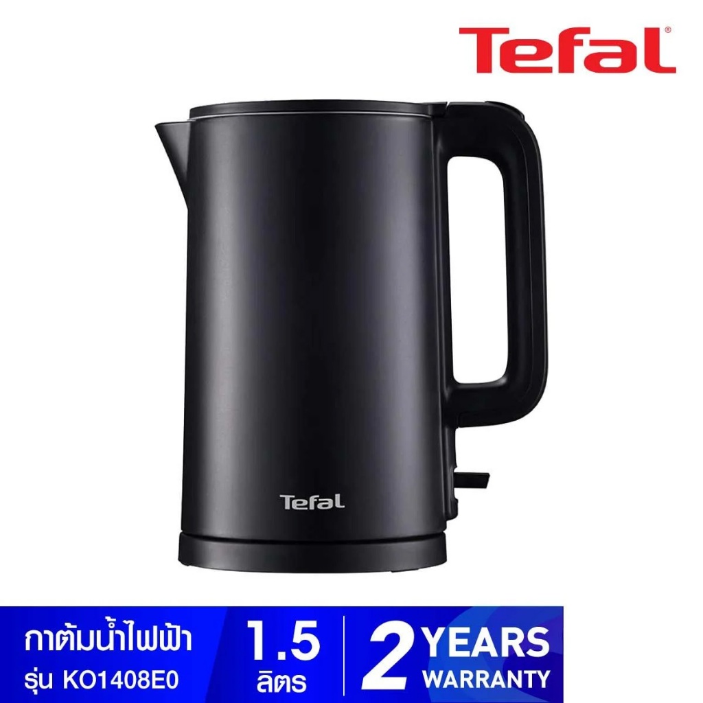 TEFAL กาต้มน้ำร้อนไฟฟ้า (1,500 วัตต์, 1.5 ลิตร, สีดำ) รุ่น KO1408E0
