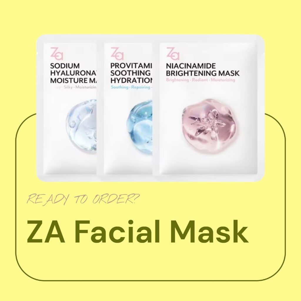 (พร้อมส่ง) ZA Mask 🌟 3 สูตรใหม่